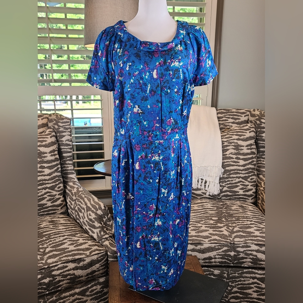Boden Retro Style Draped Collar Size 12L